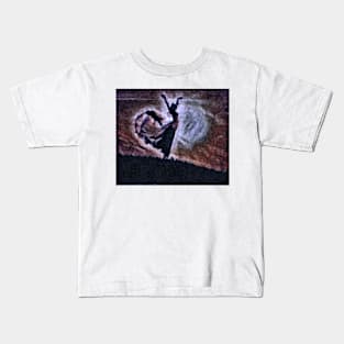 Mountain Woman Abstract 1 Kids T-Shirt